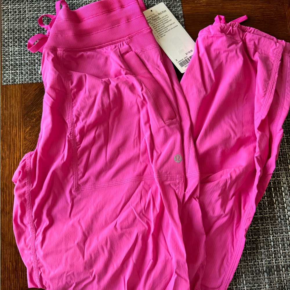 Lululemon dance studio pants - sonic pink